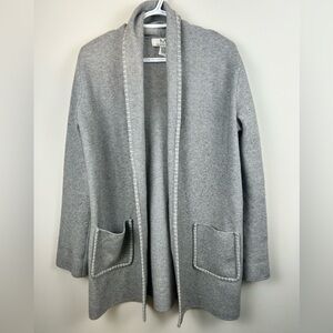 Magaschoni Open Front Knit Cardigan Sweater Small